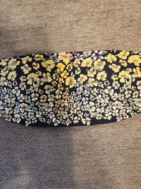Onia Navy Floral Bandeau Bikini Top "Liberty Of London"